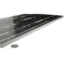MARBLE - 12X24, BLACK SILK, POLISHED